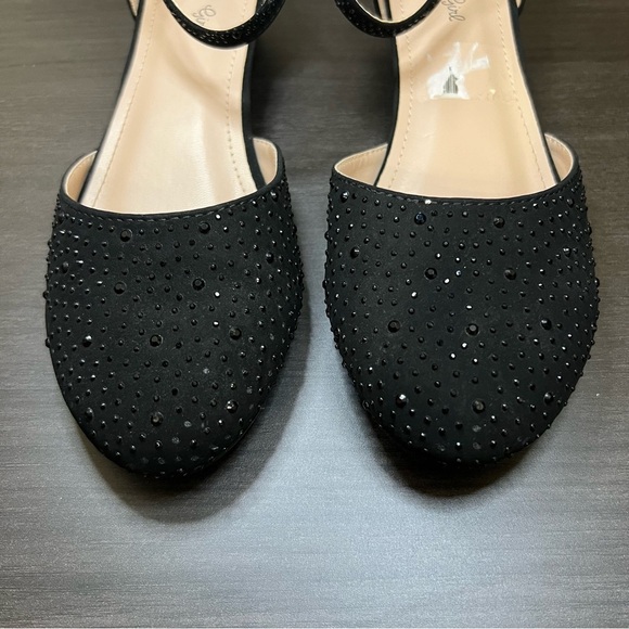 Glam Girl Girls Black Fancy Heels, Size 3 - Picture 8 of 9